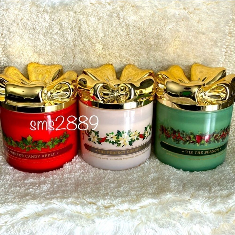 Bath and Body Works Bow Lid Candles